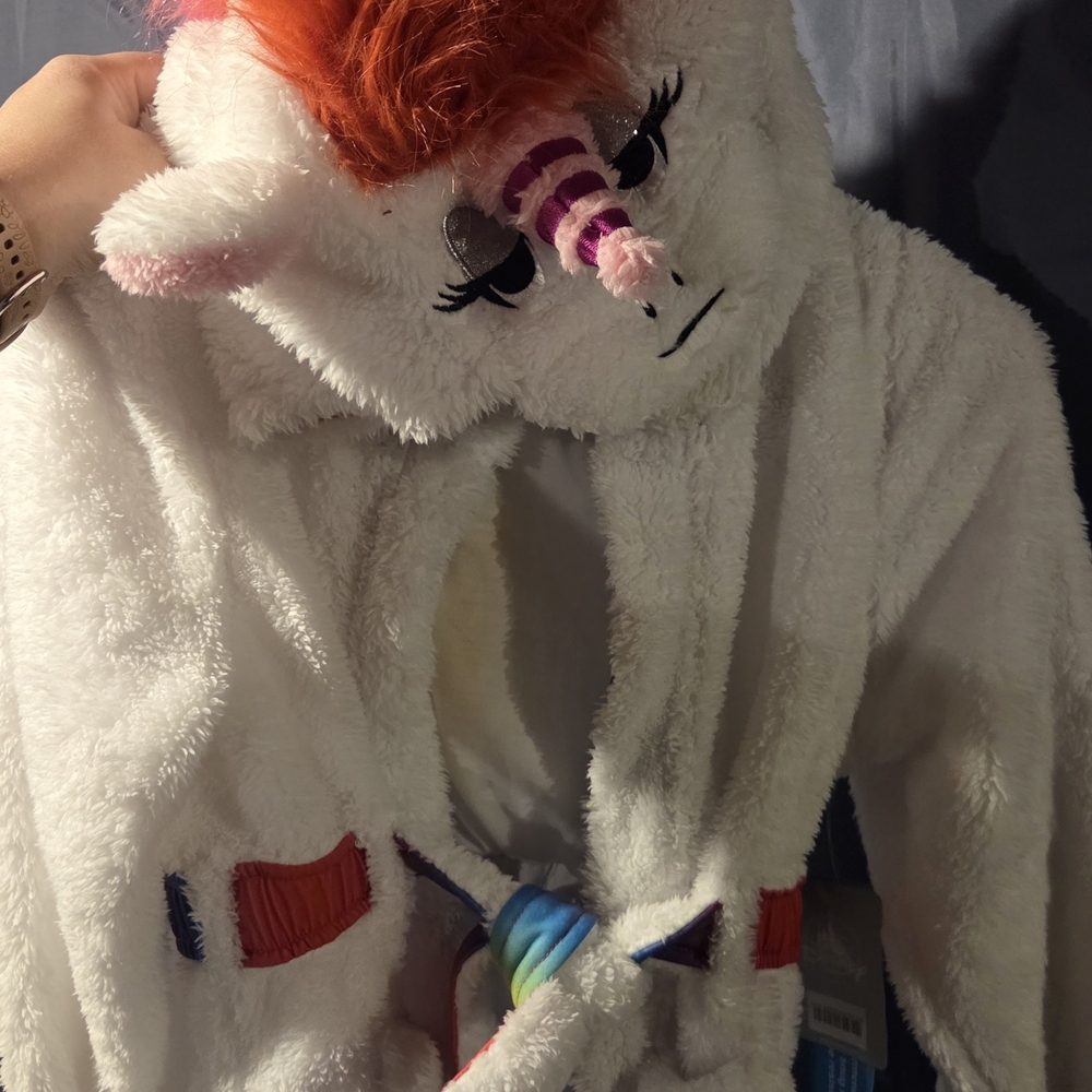 Disney Rainbow Unicorn Hooded Robe for Kids – Inside Out